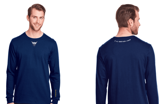 J Navy ICONIC™ Long Sleeve T-Shirt