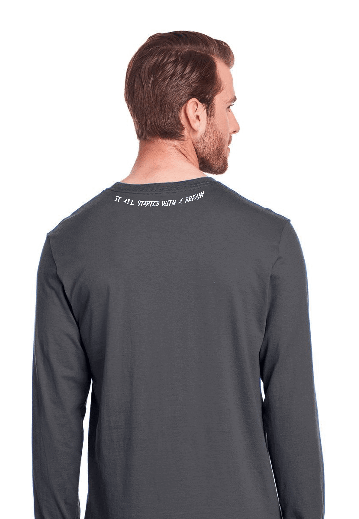 Charcoal Grey ICONIC™ Long Sleeve T-Shirt