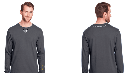 Charcoal Grey ICONIC™ Long Sleeve T-Shirt