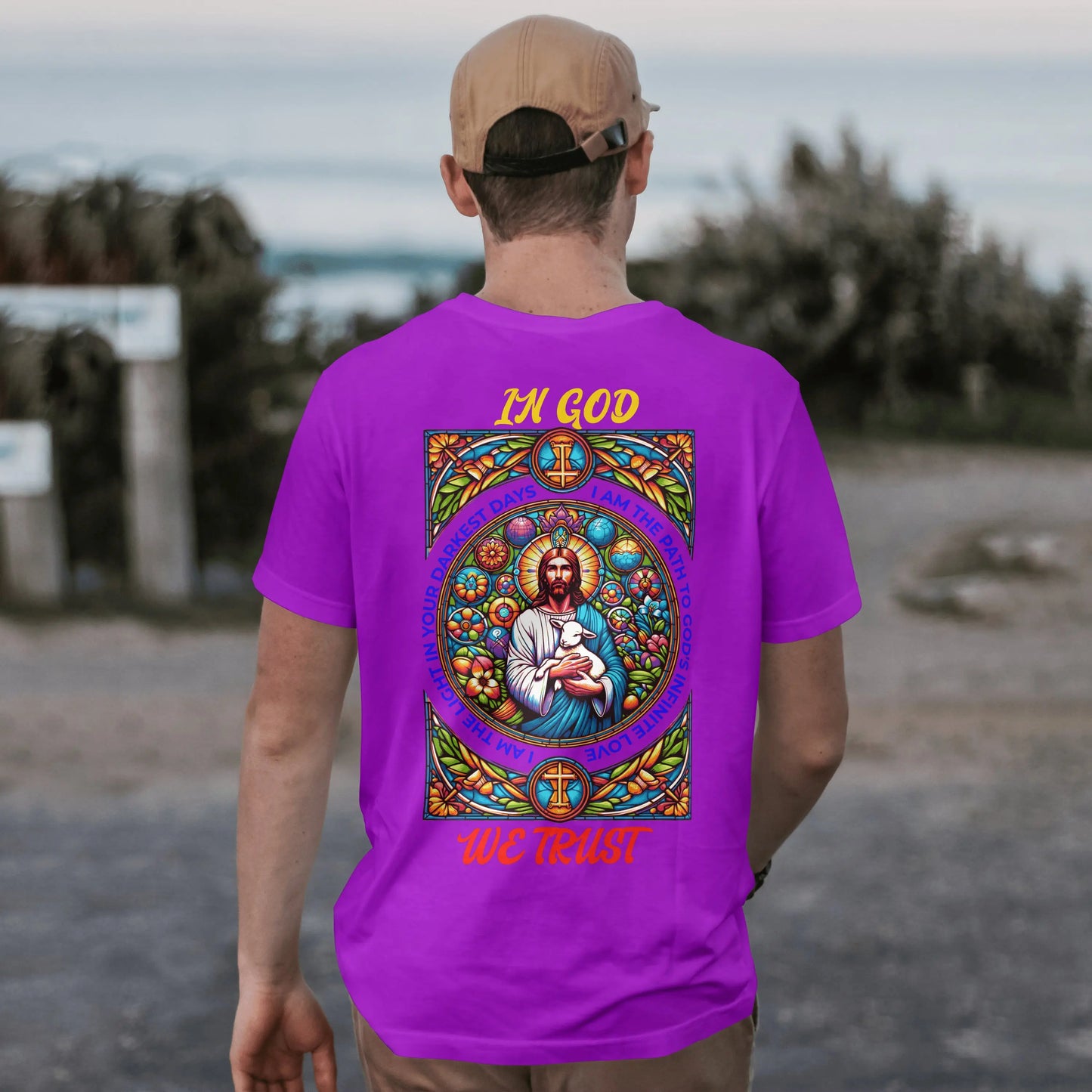 IN GOD WE TRUST, 100% ComfortSoft® cotton, Unisex 5.2 oz. Essential-T Short Sleeve Tee - CGA Outlet