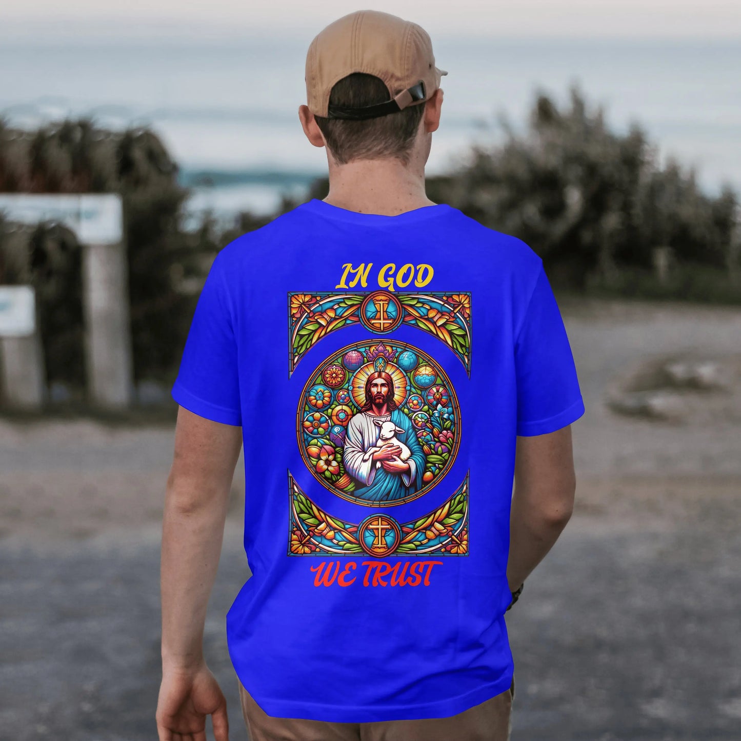 IN GOD WE TRUST, 100% ComfortSoft® cotton, Unisex 5.2 oz. Essential-T Short Sleeve Tee - CGA Outlet